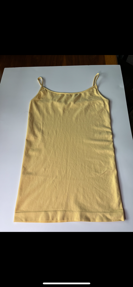 Seamless Long Camisole in Popcorn